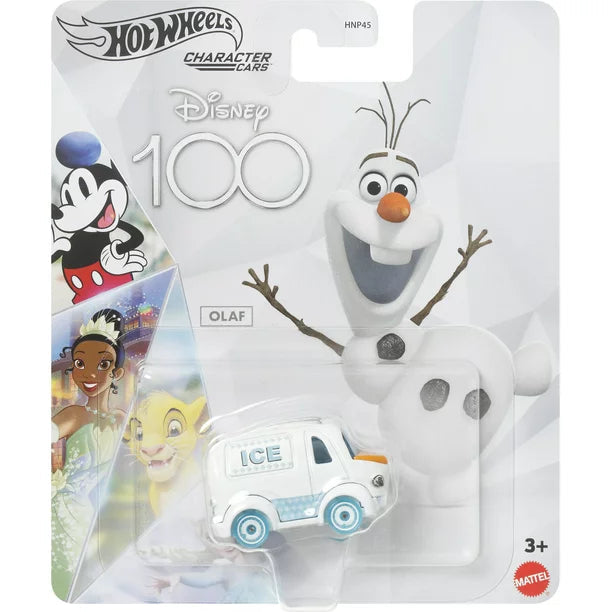 Mattel-Hot Wheels Disney 100 Character Cars - Olaf-HNP48-Legacy Toys