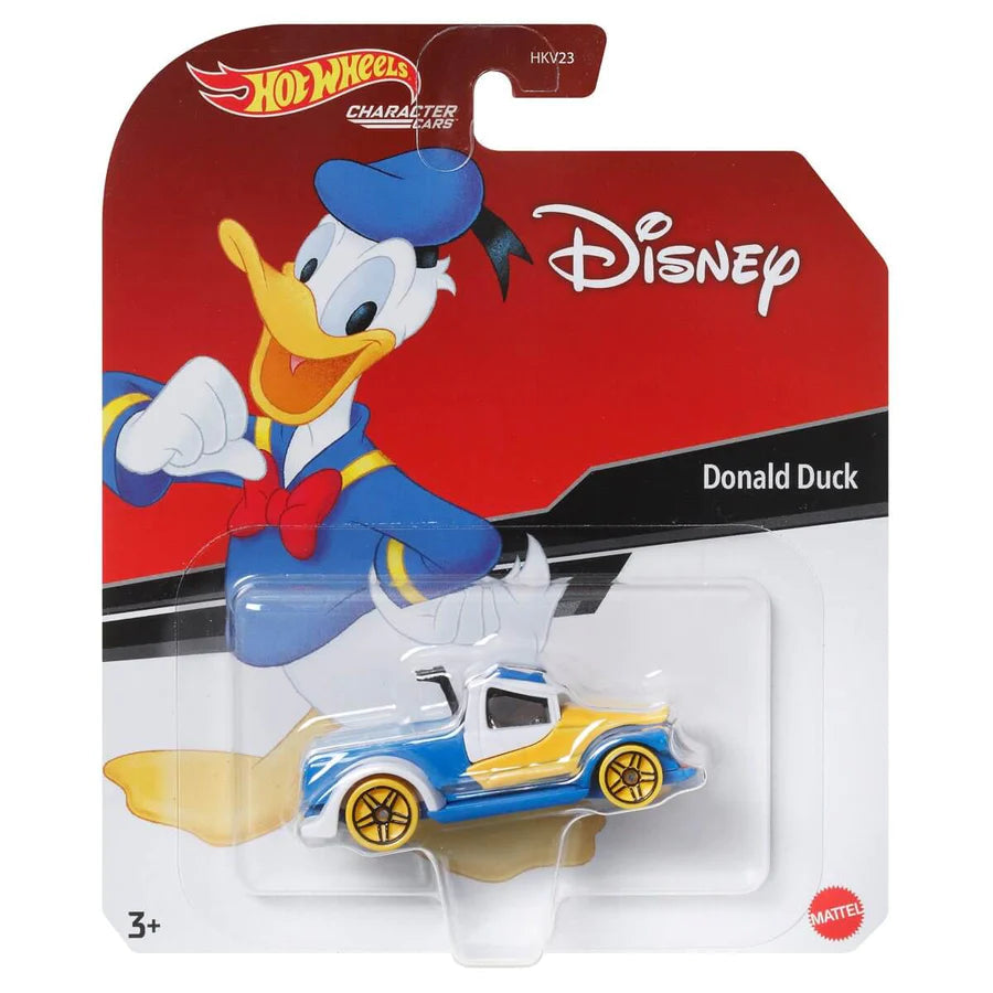 Mattel-Hot Wheels Disney Character Cars - Donald Duck-HNP15-Legacy Toys