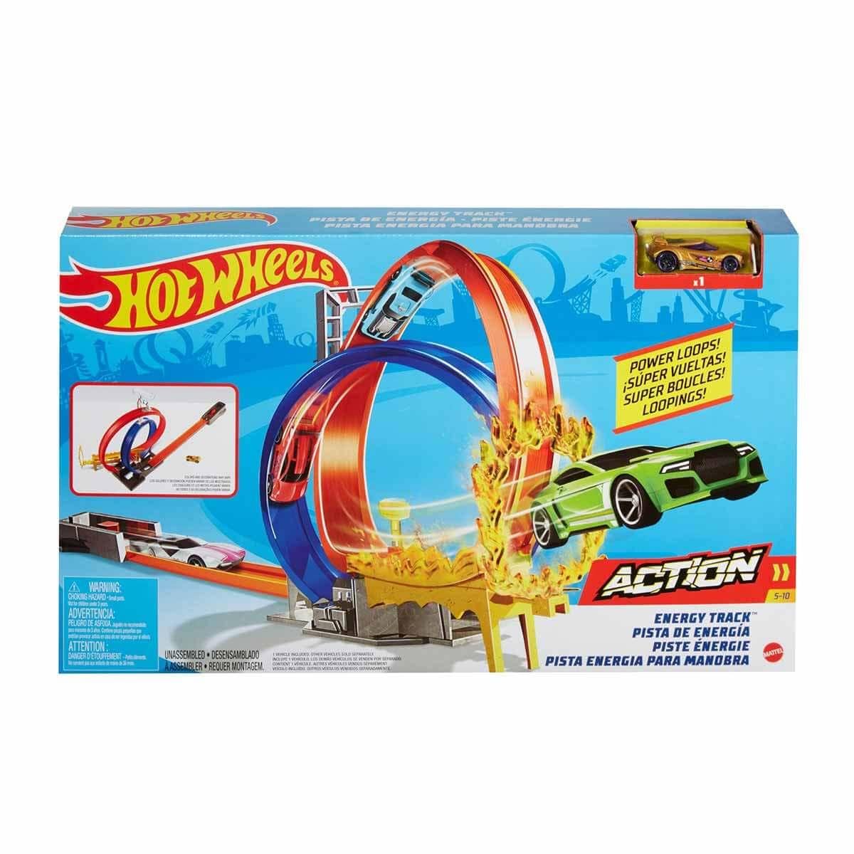 Mattel-Hot Wheels Energy Track - Track Set-GND92-Legacy Toys