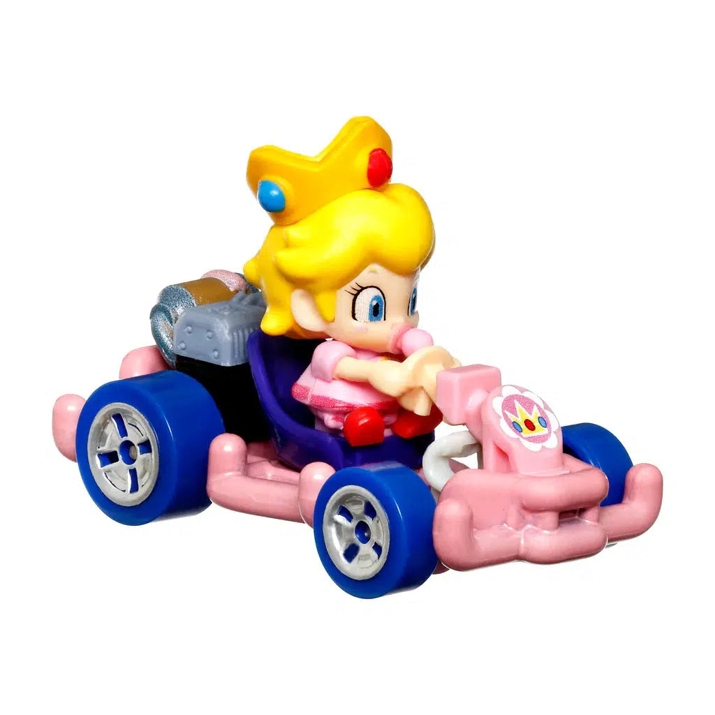 Mattel-Hot Wheels Mario Kart 2024-HDB30-Baby Peach Pipe Frame-Legacy Toys