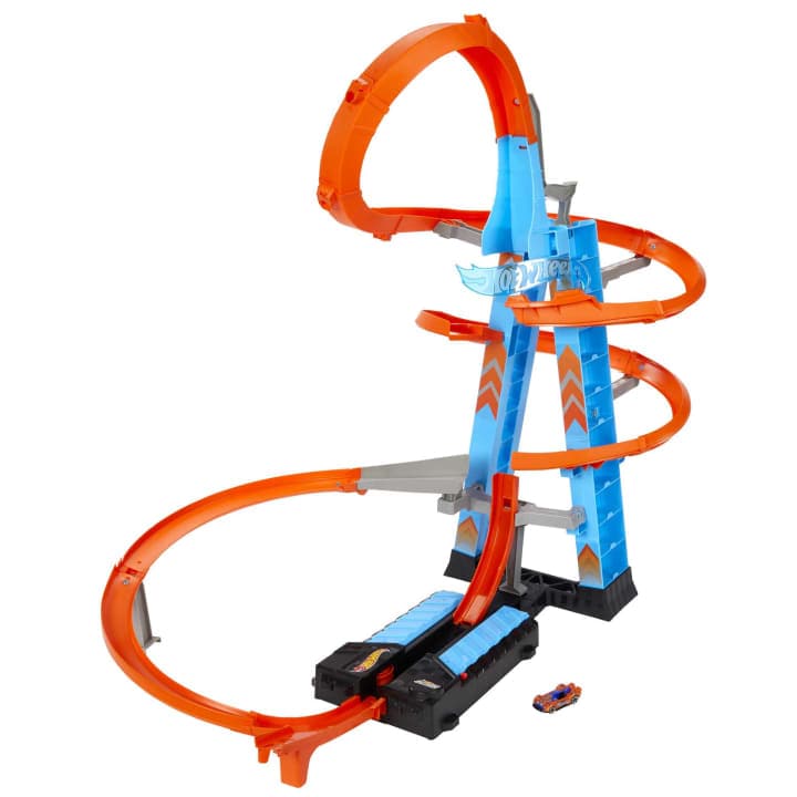 Mattel-Hot Wheels Sky Crash Tower Track Set-GWT39-Legacy Toys