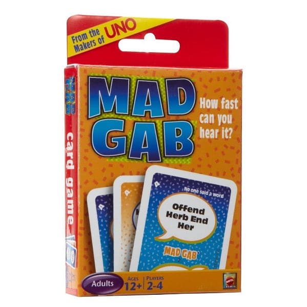 Mattel-Mad Gab Card Game-T5135-Legacy Toys