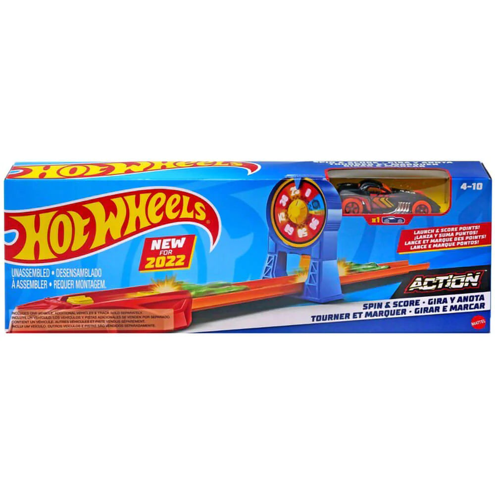 Mattel-Mattel Netflix Lets Race Action Sets-HFY68-Spin & Score-Legacy Toys