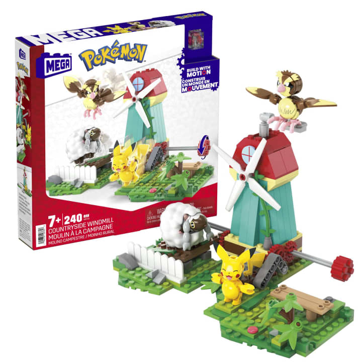 Mattel-MEGA Pokémon Countryside Windmill-HKT21-Legacy Toys
