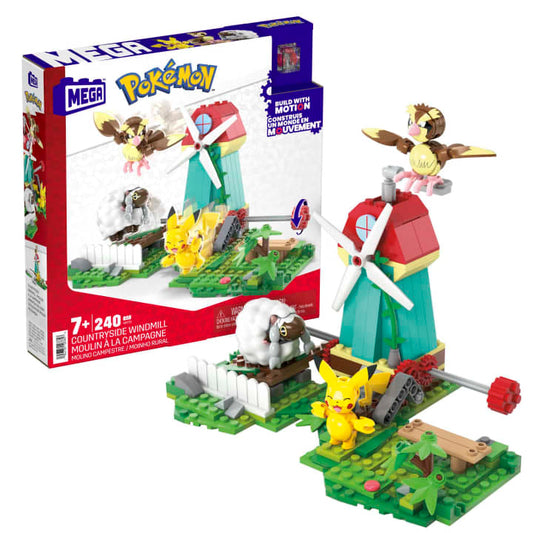Mattel-MEGA Pokémon Countryside Windmill-HKT21-Legacy Toys