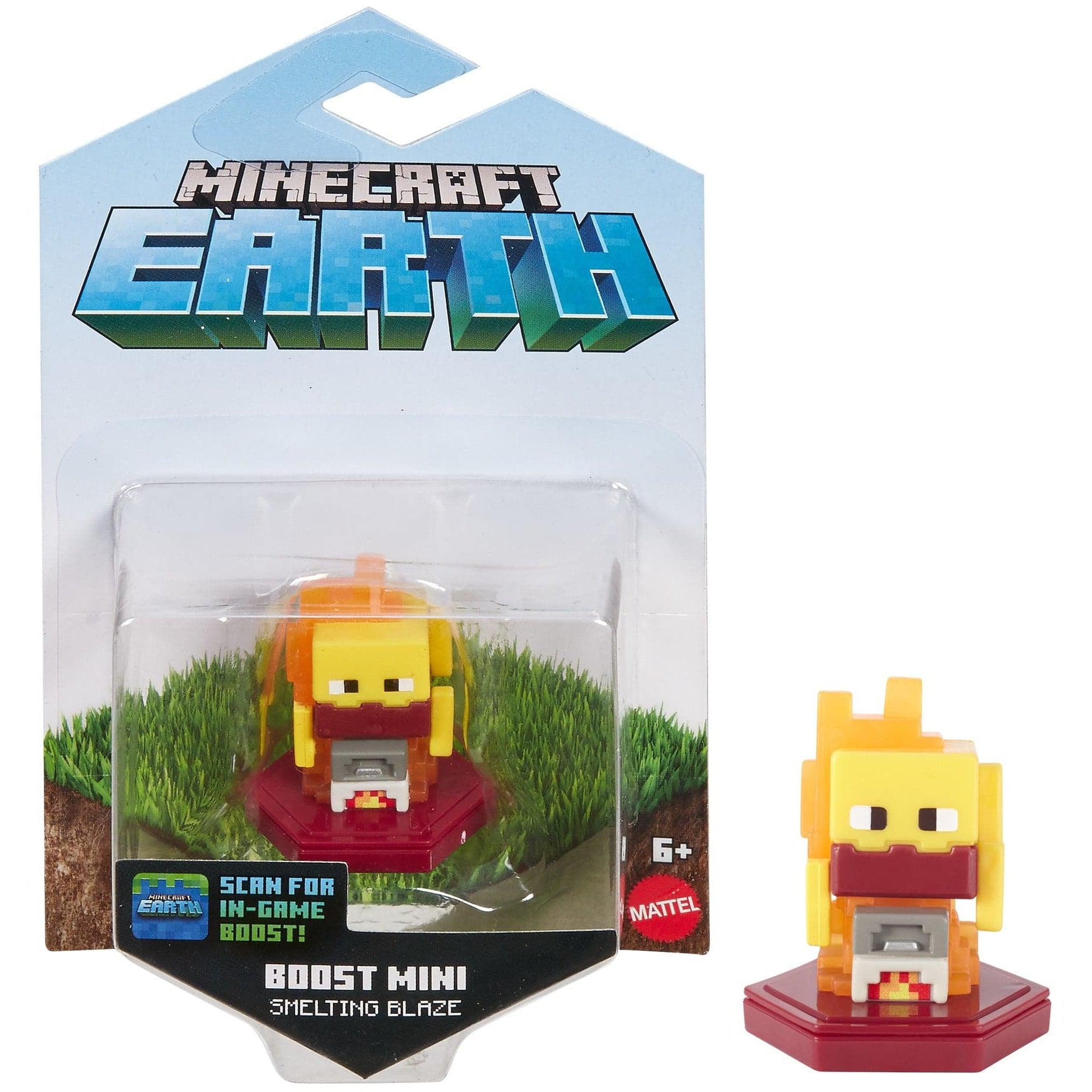 Mattel-Minecraft Earth Figure-GKT34-Smelting Blaze-Legacy Toys