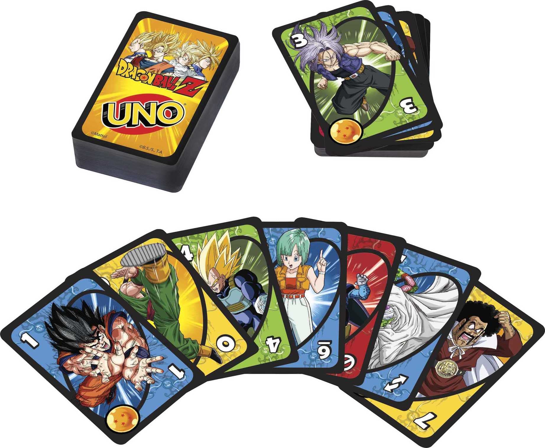 Mattel-UNO Card Game - Dragon Ball Z-HGJ78-Legacy Toys