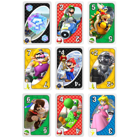 Mattel-UNO Mario Kart-GWM70-Legacy Toys