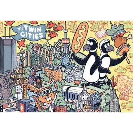 Maynards-Puzzle Twist - Color Me Minnesota - 1,000 Piece Puzzle-10155-Legacy Toys