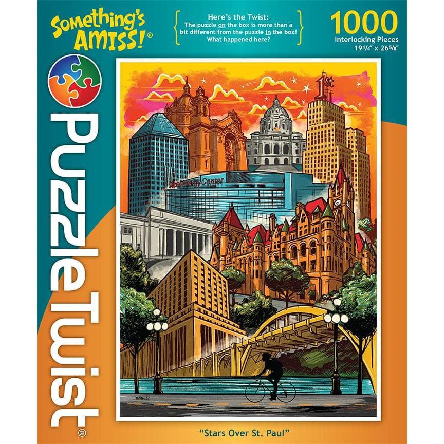 Maynards-Puzzle Twist - Stars Over St. Paul - 1,000 Piece-10149-Legacy Toys