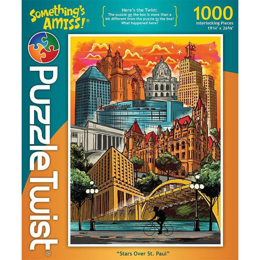 Maynards-Puzzle Twist - Stars Over St. Paul - 1,000 Piece-10149-Legacy Toys