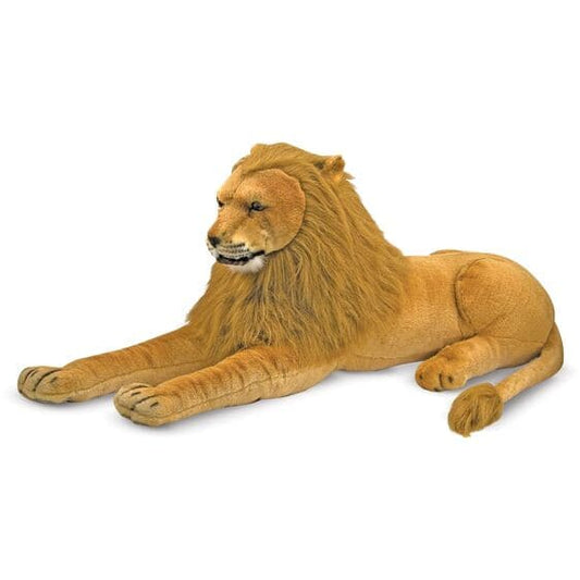 Melissa & Doug-Lion - Lifelike Animal Giant Plush-2102-Legacy Toys