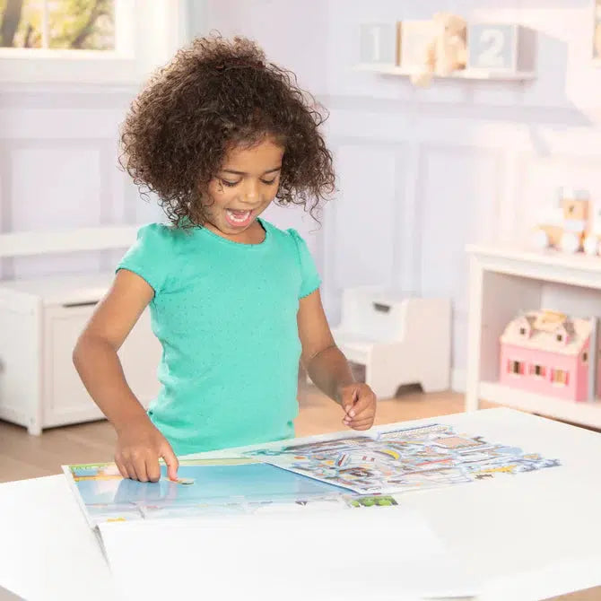 Melissa & Doug-Reusable Sticker Pad - Vehicles-4199-Legacy Toys