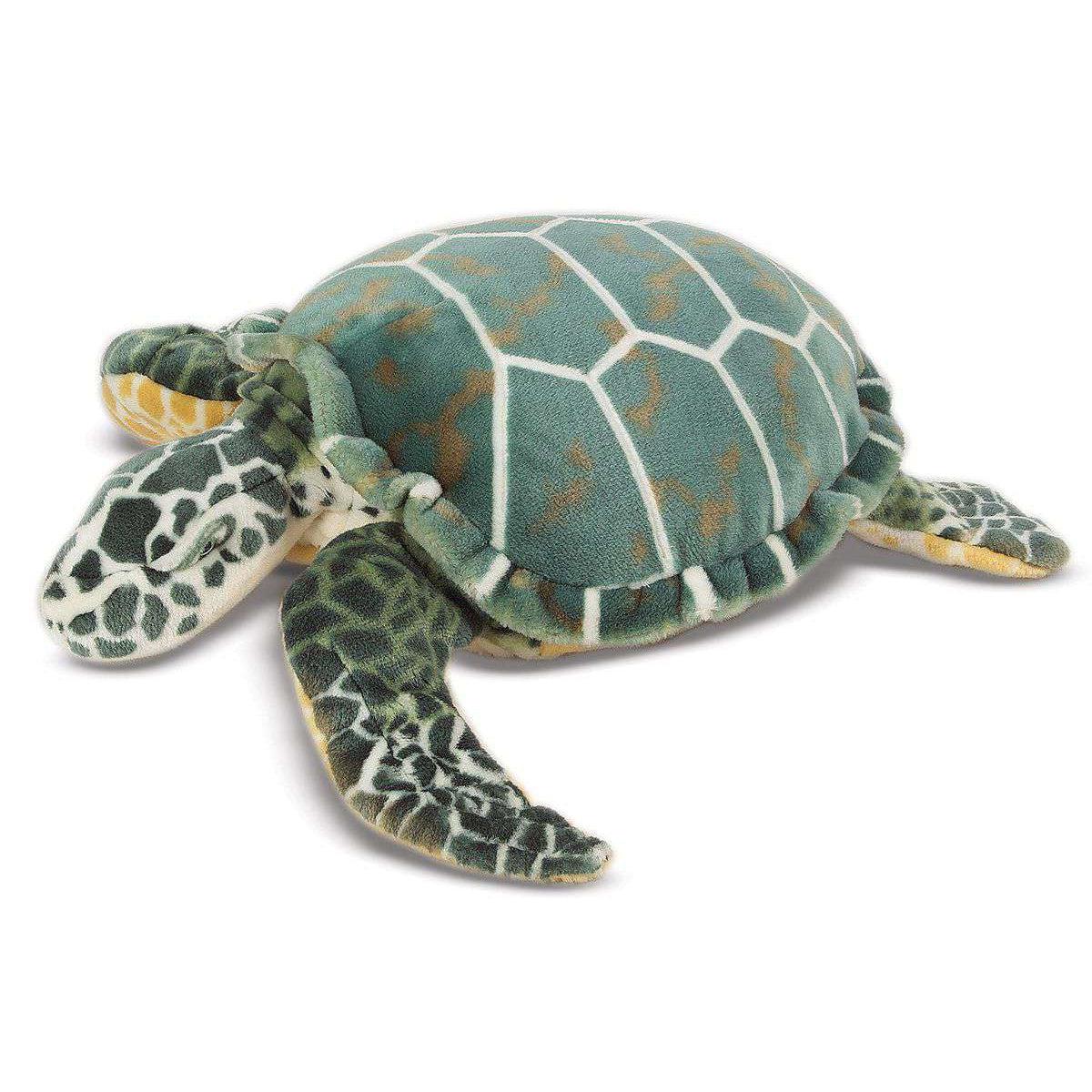 Melissa & Doug-Sea Turtle - Lifelike Animal Giant Plush-2127-Legacy Toys