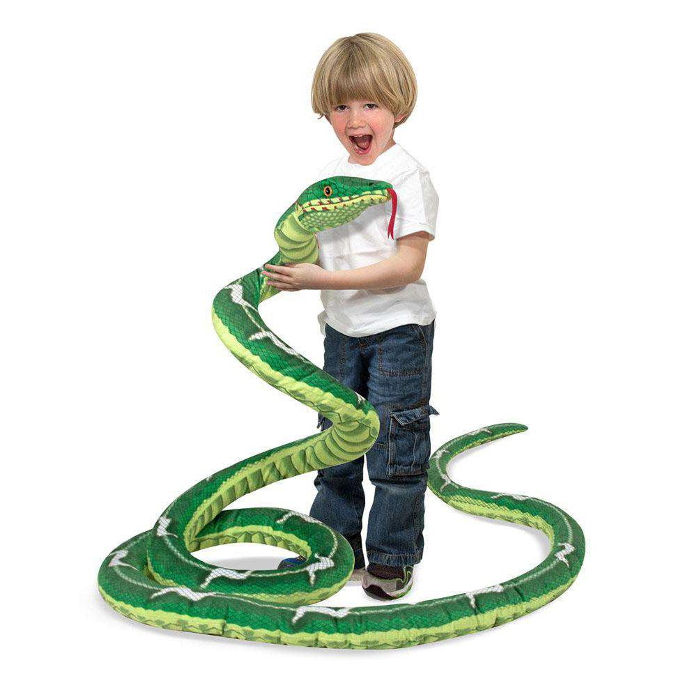 Melissa & Doug-Snake - Lifelike Animal Giant Plush-8841-Legacy Toys