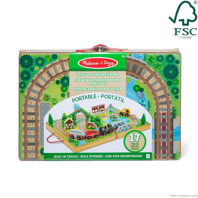 Melissa & Doug-Take-Along Railroad-30140-Legacy Toys