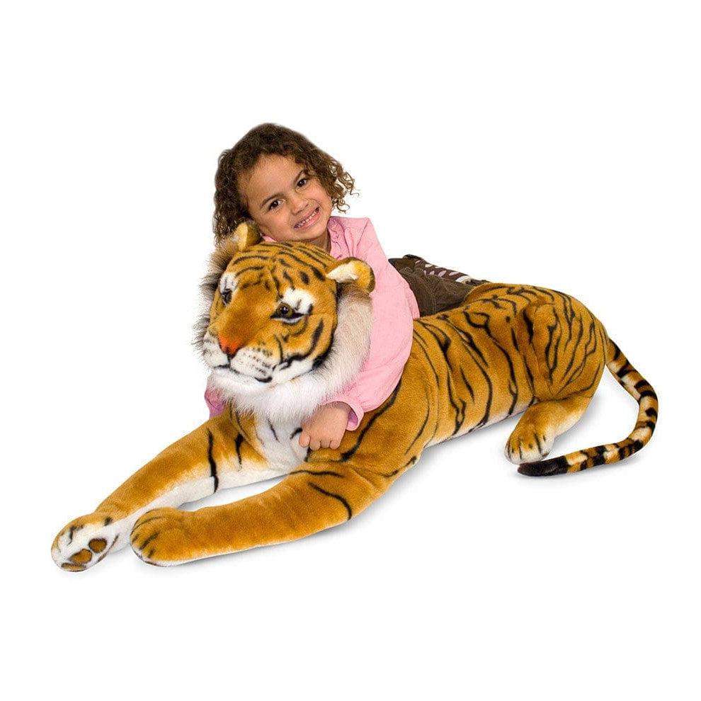 Melissa & Doug-Tiger - Lifelike Animal Giant Plush-2103-Legacy Toys