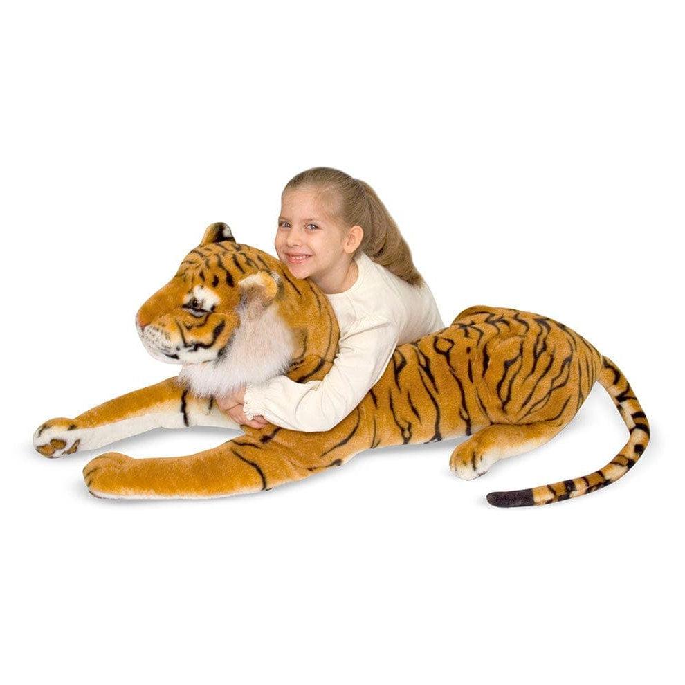 Melissa & Doug-Tiger - Lifelike Animal Giant Plush-2103-Legacy Toys