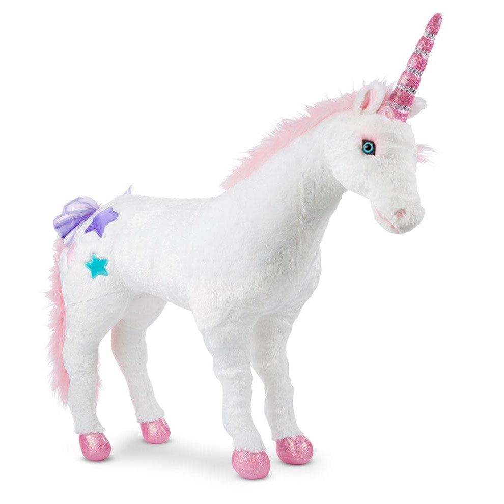 Melissa & Doug-Unicorn - Lifelike Animal Giant Plush-8801-Legacy Toys