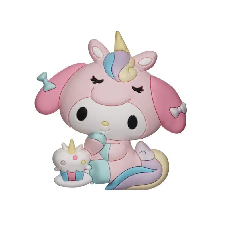 Monogram-3D Foam Collectible Magnet - Unicorn My Melody-78127-Legacy Toys