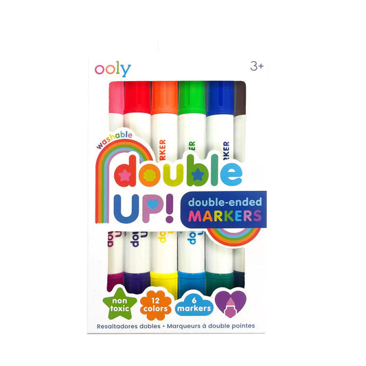 Ooly-Double Up! Double-Ended Markers - Set of 6-130-115-Legacy Toys