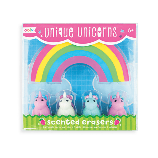 Ooly-Unique Unicorns - Scented Erasers Set of 5-112-082-Legacy Toys