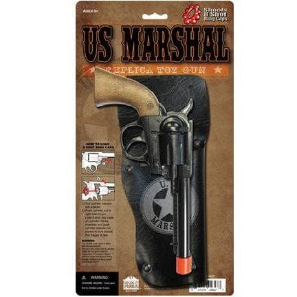 Parris Toys-Western US Marshall Holster Cap Gun Set 9