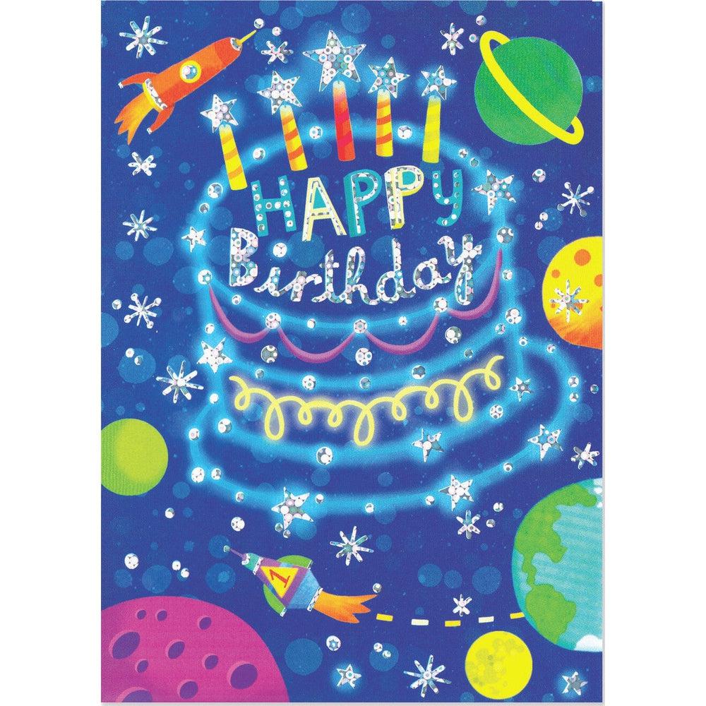 Peaceable Kingdom-Constellation Cake Foil Card-5801FC-Legacy Toys