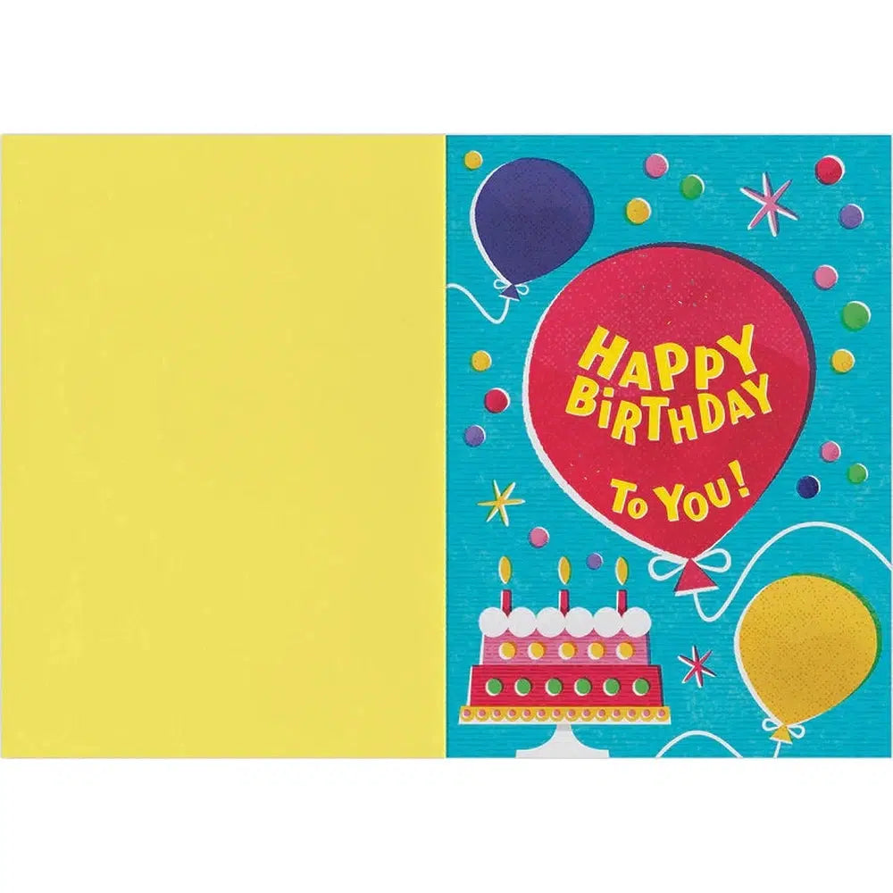 Peaceable Kingdom-Googly Eyes - Blue Monster Birthday Card-6102GE-Legacy Toys