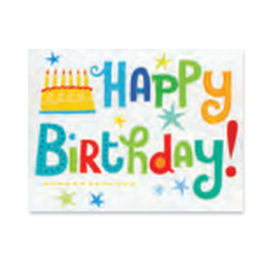 Peaceable Kingdom-Mini Card Enclosures-11043-Happy Birthday With Cake-Legacy Toys