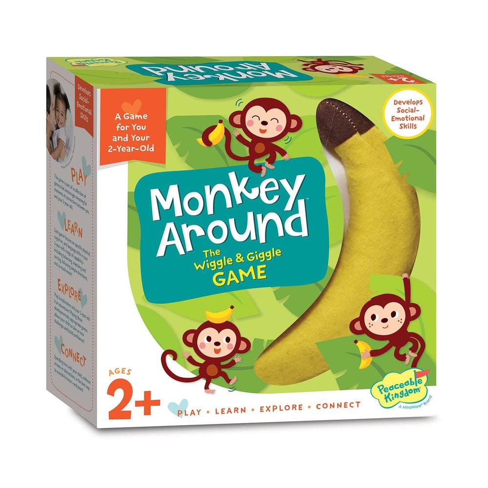 Peaceable Kingdom-Monkey Around The Wiggle and Giggle Game-GTT101-Legacy Toys