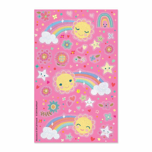 Peaceable Kingdom-Rainbow With Stickers Card-6002ST-Legacy Toys