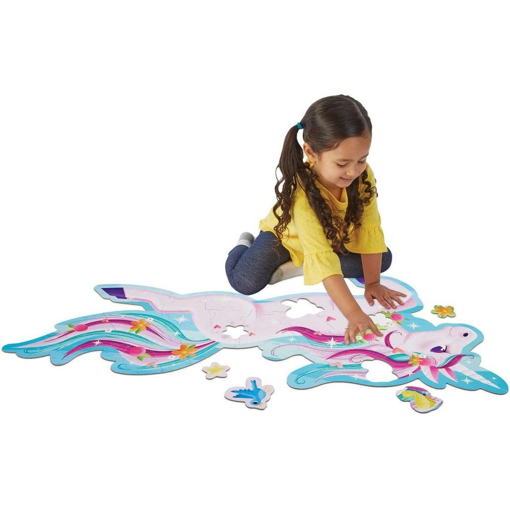 Peaceable Kingdom-Unicorn Floor Puzzle 44 Pieces-PZ21-Legacy Toys