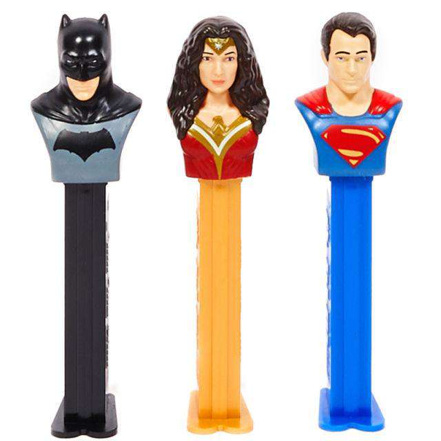 PEZ Candy-Pez Blister Card Dispenser - Justice League - Assorted Styles-79411-Legacy Toys