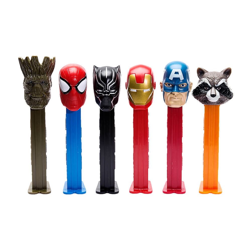 PEZ Candy-Pez Blister Card Dispenser - Marvel - Assorted Styles-79112-Legacy Toys
