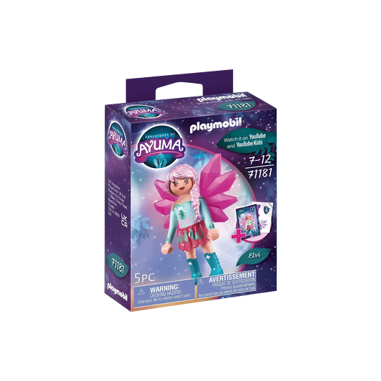 Playmobil-Adventures of Ayuma - Crystal Fairy Elvi-71181-Legacy Toys