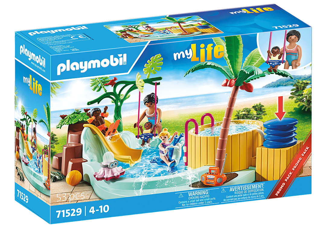 Playmobil-Children's Pool-71529-Legacy Toys