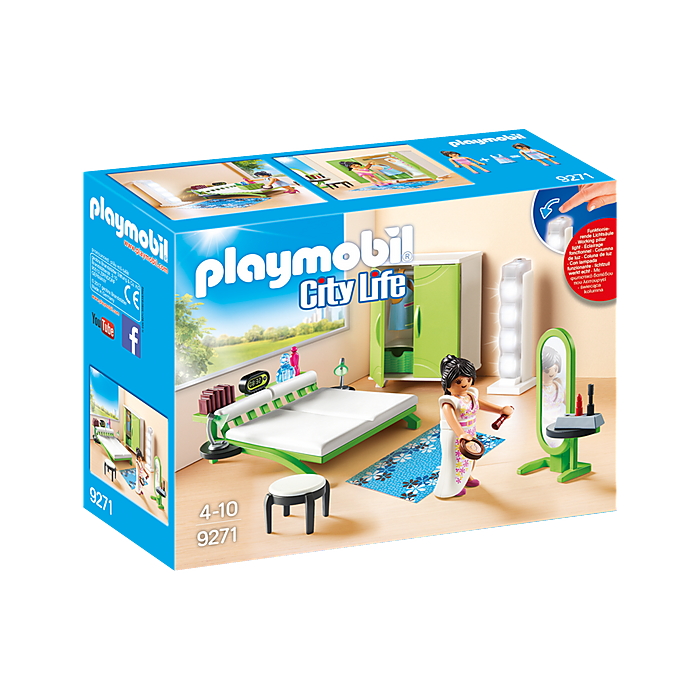 Playmobil-City Life - Bedroom-9271-Legacy Toys