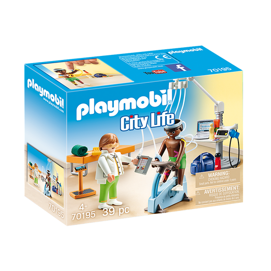 Playmobil-City Life - Physical Therapist-70195-Legacy Toys