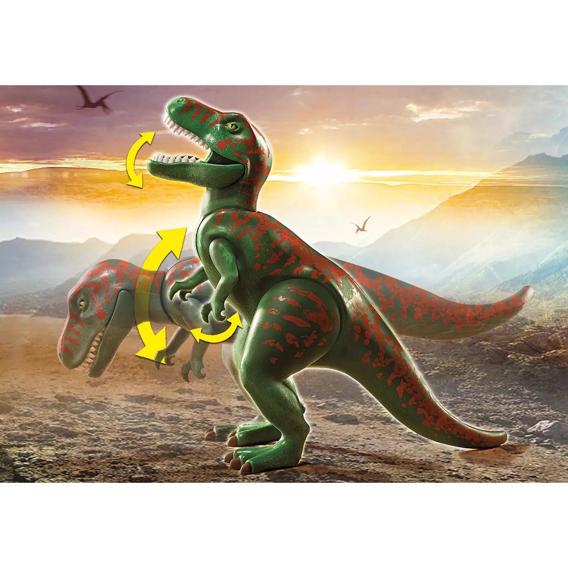 Playmobil-Dinos - Explorer Quad with T-Rex-71183-Legacy Toys