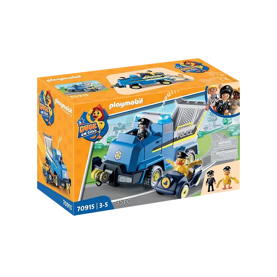 Playmobil-Duck on Call - Police Emergency Vehicle-70915-Legacy Toys