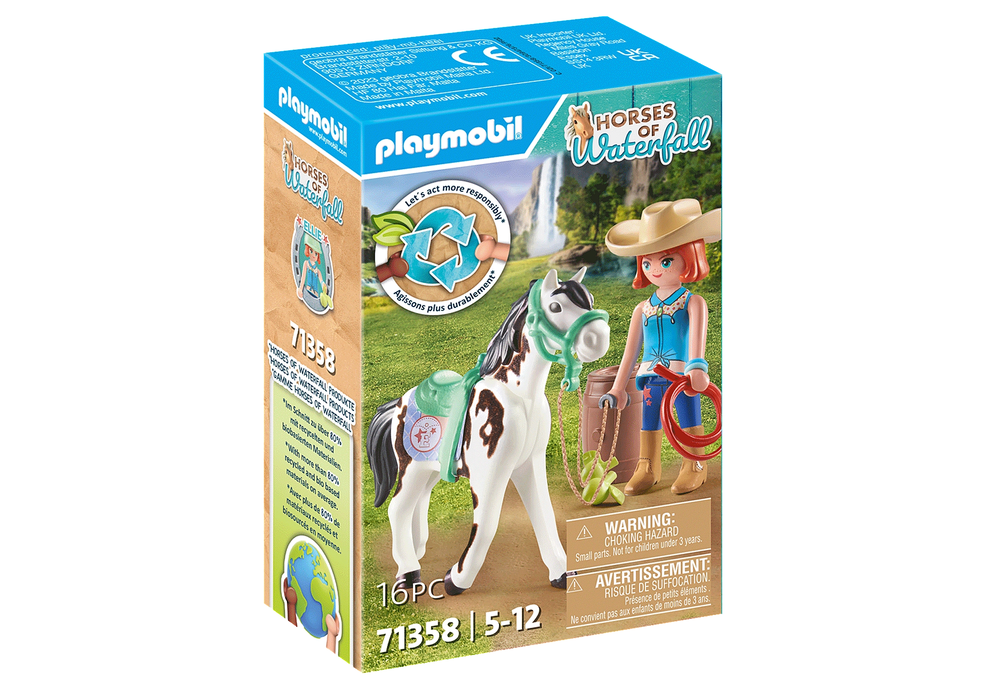 Playmobil-Feeding Time with Ellie and Sawdust-71358-Legacy Toys