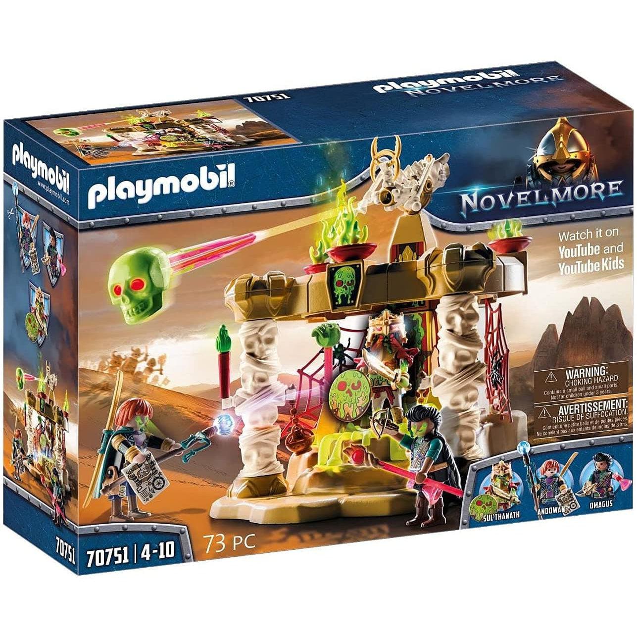 Playmobil-Novelmore - Sal'ahari Sands - Skeleton Army Temple-70751-Legacy Toys