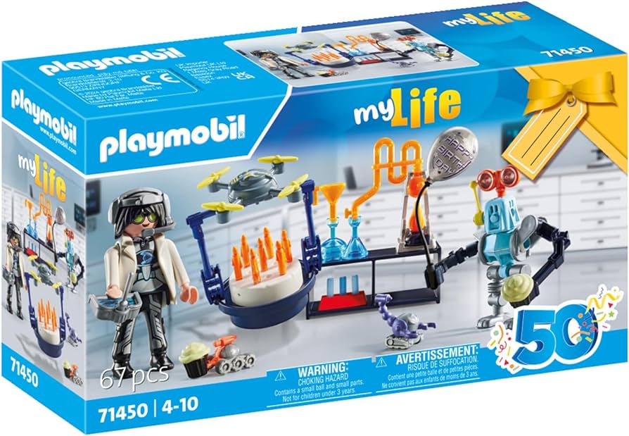 Playmobil-Researchers with Robots-71450-Legacy Toys