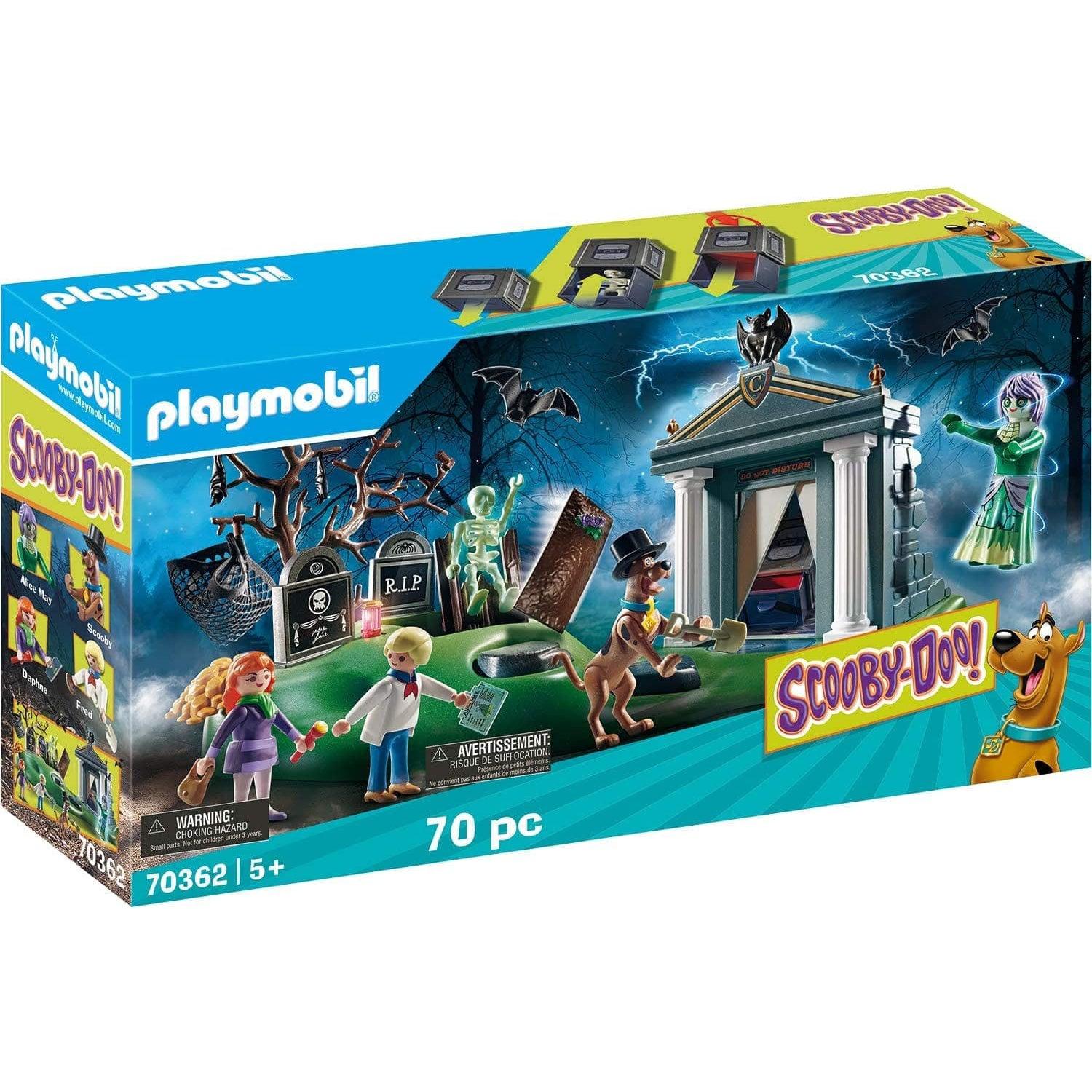 Playmobil-SCOOBY-DOO! Adventure in the Cemetery-70362-Legacy Toys