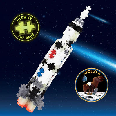 Plus-Plus USA-Plus-Plus Tube - 240 pc Saturn V Rock-05037-Legacy Toys