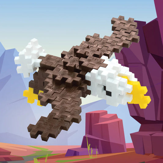 Plus-Plus USA-Plus-Plus Tube - Bald Eagle-04140-Legacy Toys