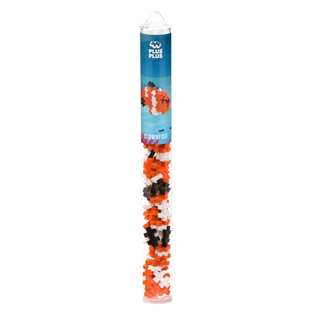 Plus-Plus USA-Plus-Plus Tube - Clownfish-04124-Legacy Toys