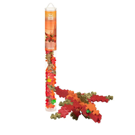 Plus-Plus USA-Plus-Plus Tube - Dragon-04159-Legacy Toys