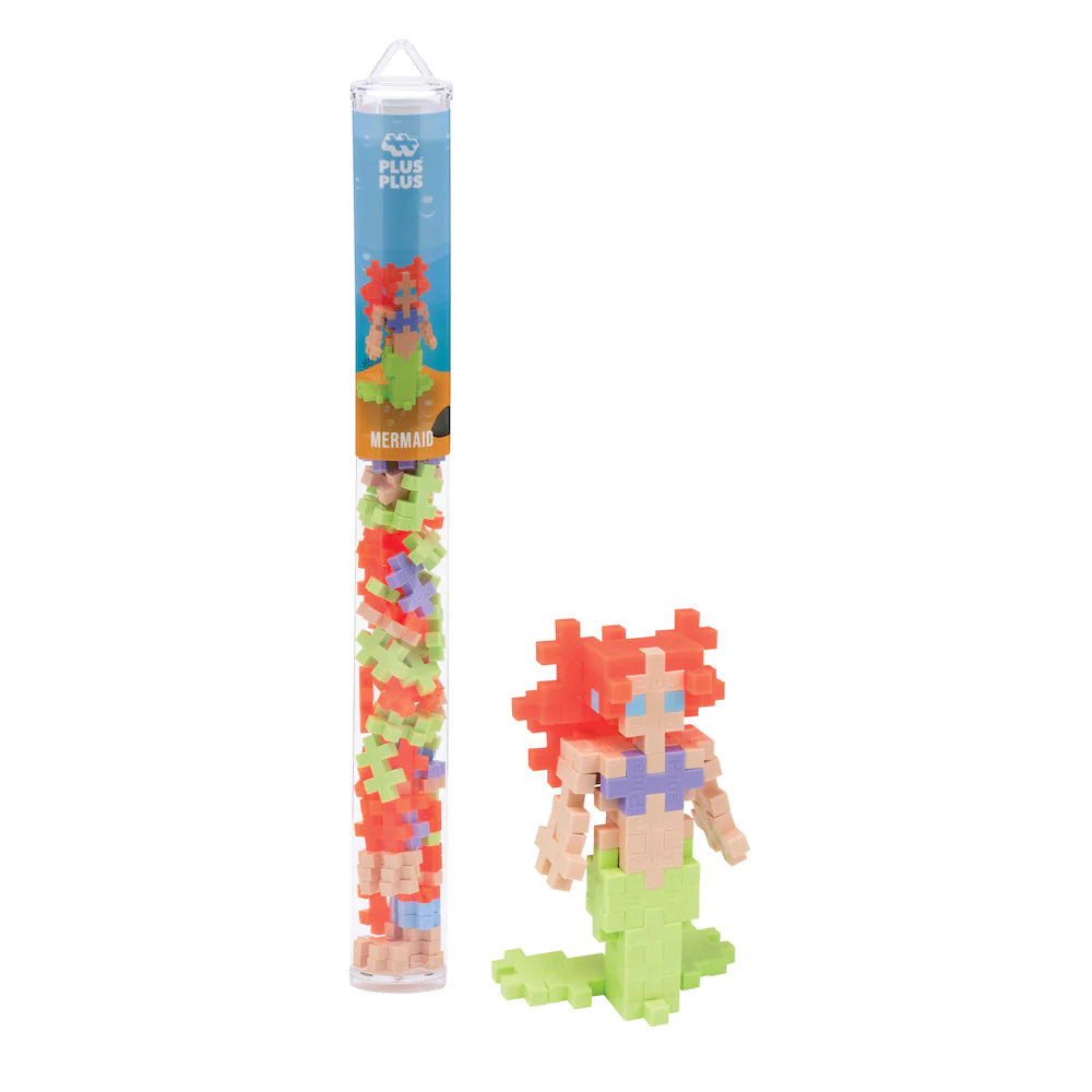 Plus-Plus USA-Plus-Plus Tube - Mermaid-04128-Legacy Toys